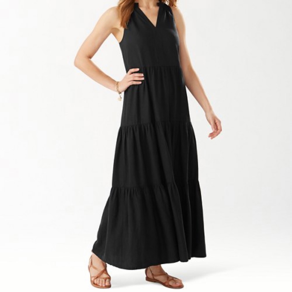 Tommy Bahama Lena sundress NWT black